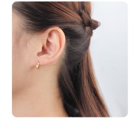 Silver Hoop Earring HO-2608